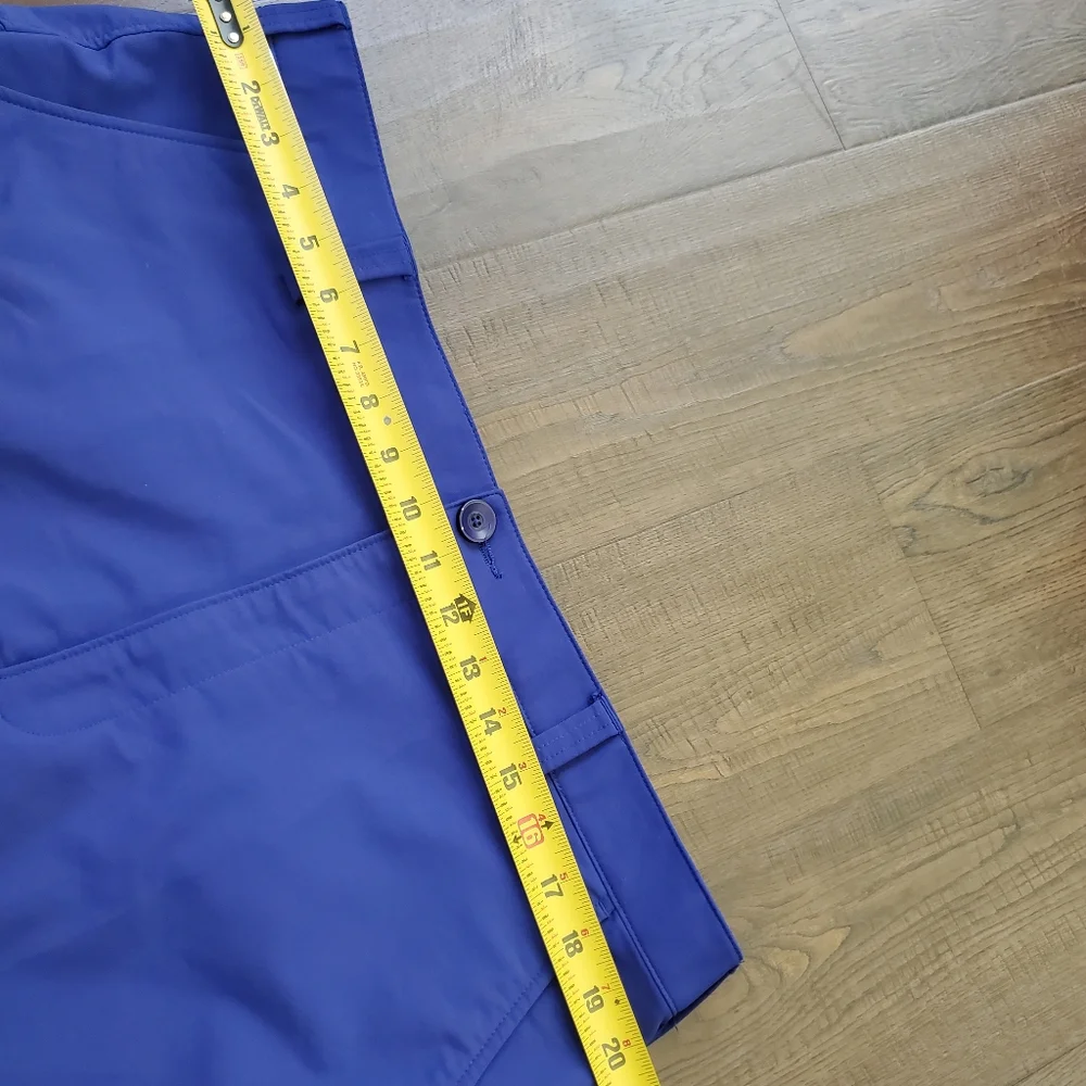 Men's UA Performance Heat Gear Bent Grass Golf Shorts Blue Size 38